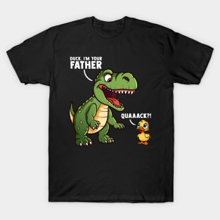 Funny Duck Dinosaur Gifts Men Kids Women Funny Dinosaur T-Shirt